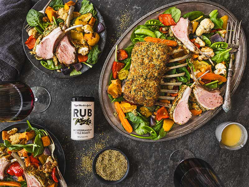 CHS x FB - Parmesan & Herb Crusted Lamb Rack